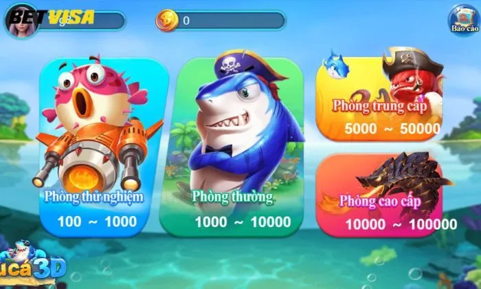 Bắn cá MT Betvisa 3D Fishing