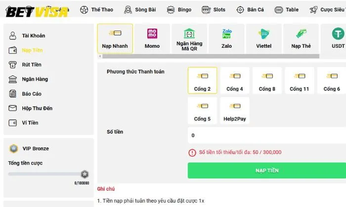 Bắn cá PS Betvisa Hướng dẫn tham gia chơi bắn cá PS Betvisa