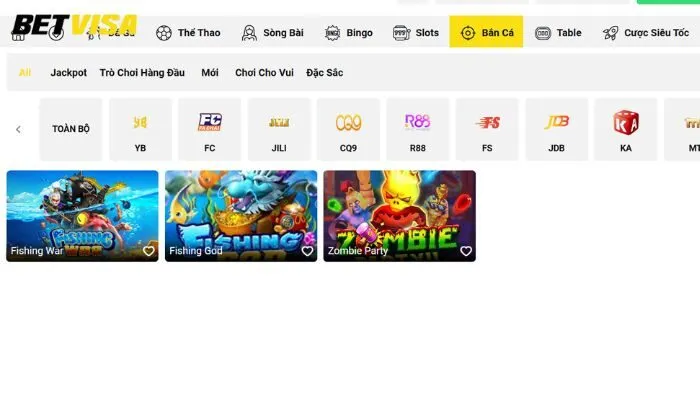Tổng quan về sảnh game bắn cá SG Betvisa