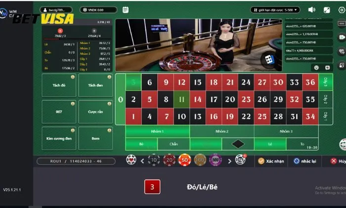 Casino WM Betvisa Hòa mình vào các trò chơi bài truyền thống, cổ điển