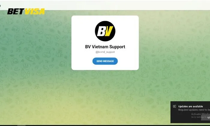 Chăm sóc khách hàng Betvisa Liên hệ chăm sóc khách hàng thông qua mạng xã hội
